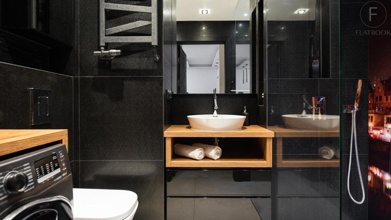 Flatbook Apartments Waterlane Island Spa With Riverview 그단스크 외부 사진